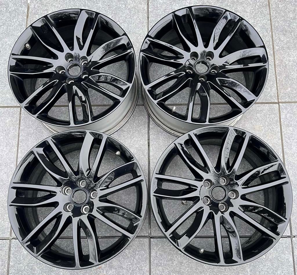 4 jantes Jaguar 19" noires., 245 mm, Véhicule de tourisme, Utilisé, Jante(s)