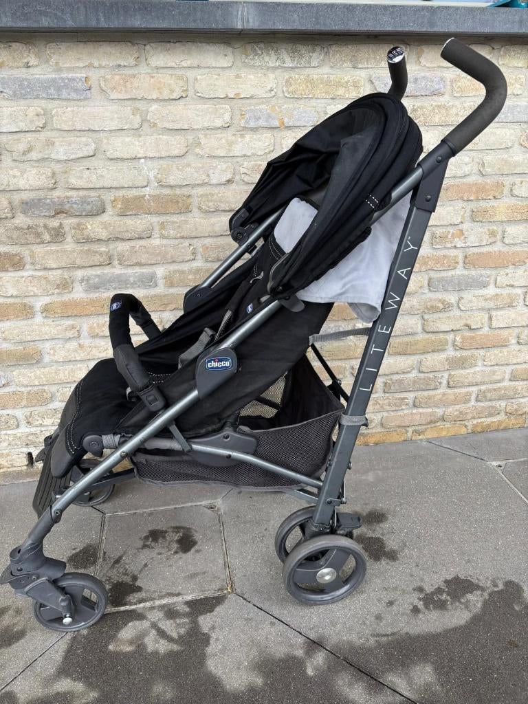 Chicco liteway buggy incl. regenhoes, Kinderen en Baby's, Ophalen, Zo goed als nieuw, Overige merken, Verstelbare rugleuning