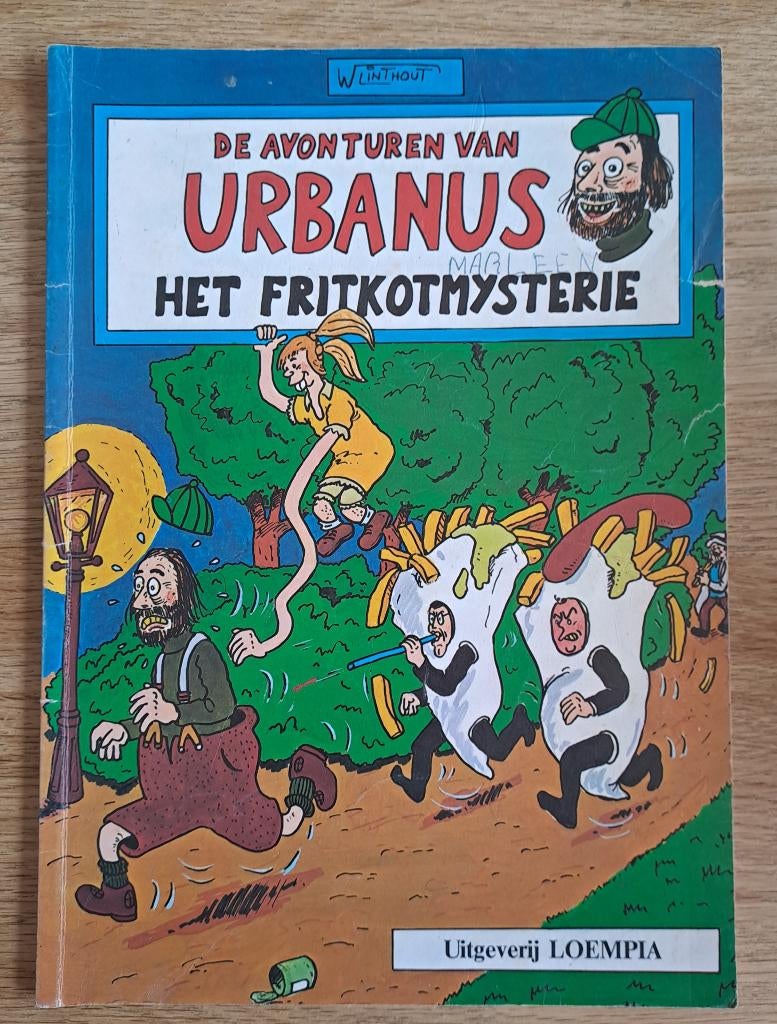 1 - Urbanus - Het Fritkotmysterie, Boeken, Gelezen, Eén stripboek, Ophalen of Verzenden, Urbanus; Willy Linthout