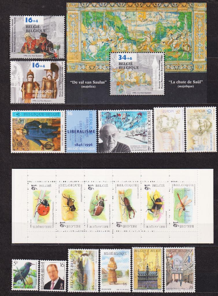 Belgique 1996 année complète **, Timbres & Monnaies, Timbres | Europe | Belgique, Envoi, Non oblitéré, Neuf