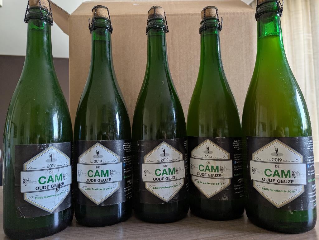 Geuze De Cam gooikoorts 2019, Verzamelen, Biermerken, Ophalen of Verzenden, Nieuw, Flesje(s), Overige merken