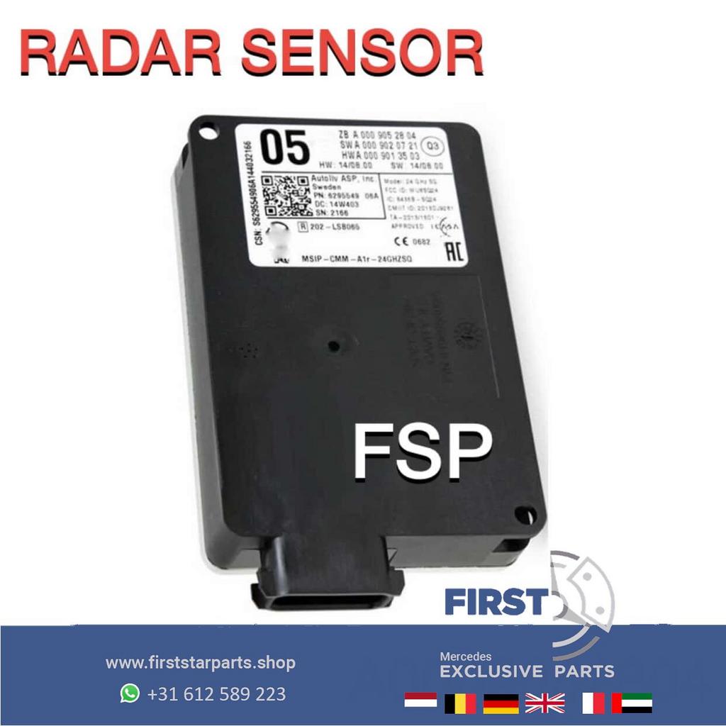 A0009052804 radar sensor Mercedes W176 W246 W117 W156 W166 W, Utilisé, -, -, Enlèvement ou Envoi