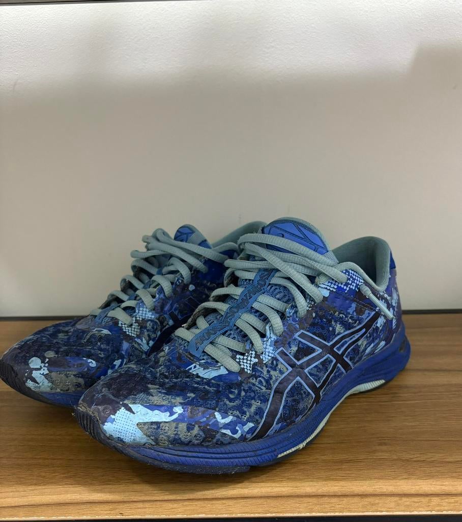 Asics Noosa tri 11 blauw, Gebruikt, Hardloopschoenen, Ophalen of Verzenden, Overige sporten