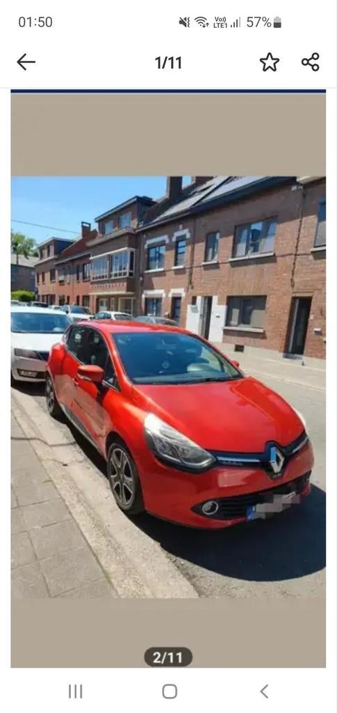 Clio 4 1.5 dci 90cv  dynamique 2015, Auto's, Renault, Particulier, Te koop
