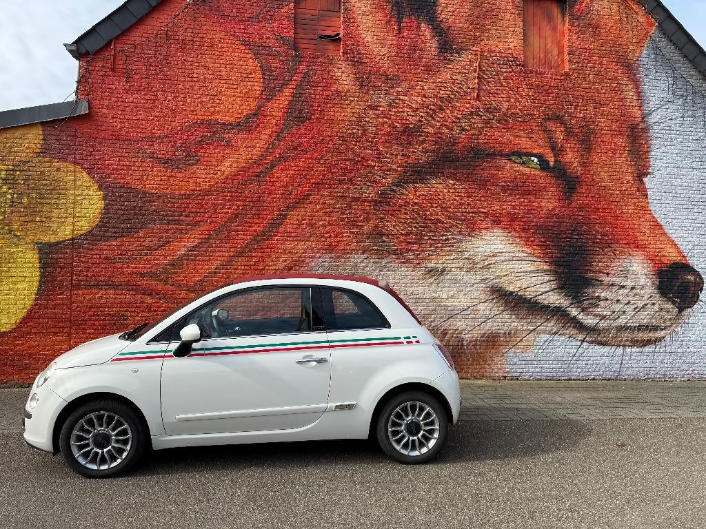 fiat 500c, Voorwielaandrijving, Cabriolet, 875 cc, Leder en Stof