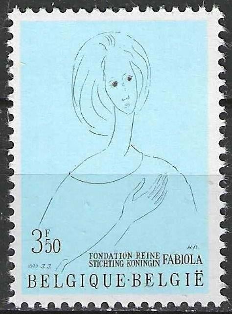 Belgique 1970 - Yvert/OBP 1546 - Reine Fabiola (PF), Timbres & Monnaies, Envoi, Non oblitéré, Neuf, Maison royale