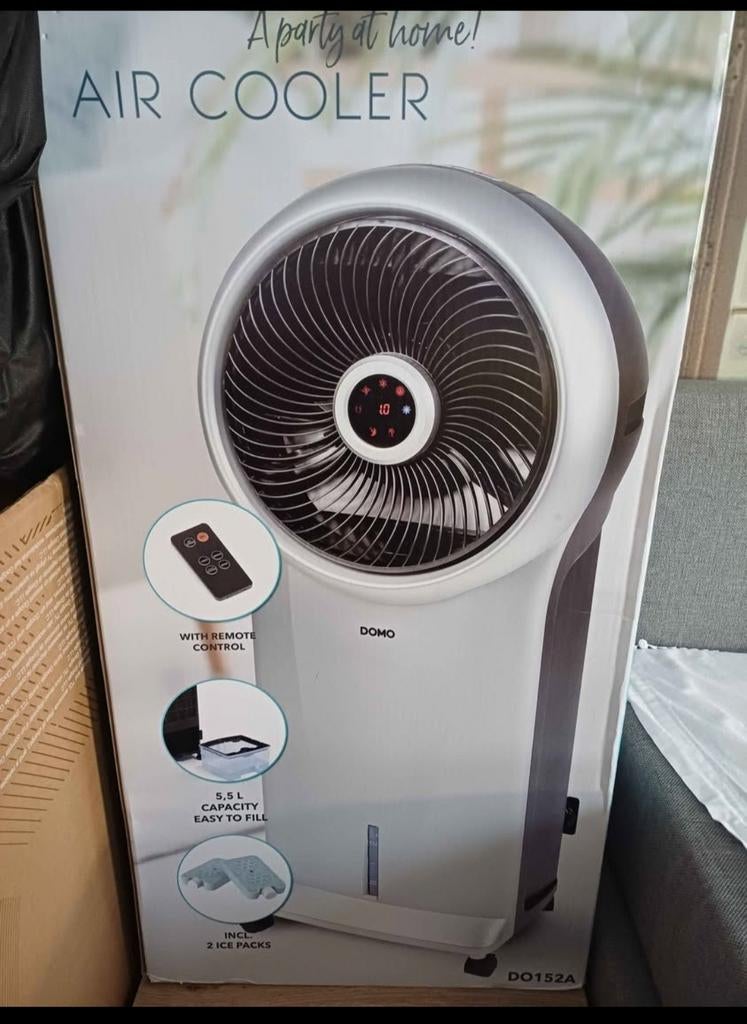 Refroidisseur d'air de la marque Domo, Enlèvement, Ventilateur avec télécommande, Comme neuf