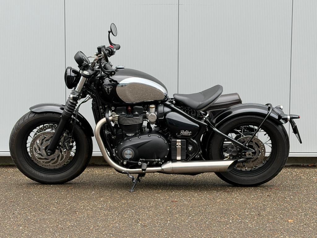 Triumph Bonneville Bobber 1200 Chrome Edition Exclusive, Motoren, 2 cilinders, Motorrijbewijs A, Bedrijf, Meer dan 35 kW