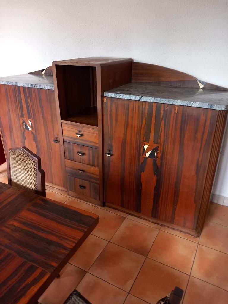 Art deco eetplaats en commode, Ophalen, Zo goed als nieuw