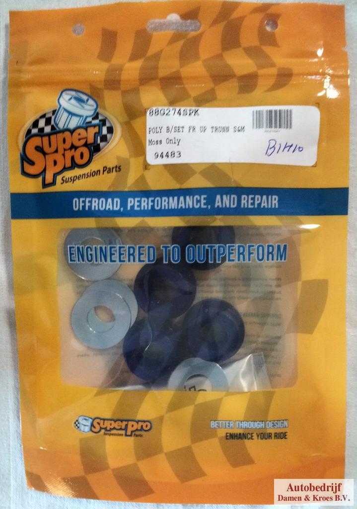 Wielophanging onderdeel 88G274SPK poly-bussen schokbrekers M, Auto-onderdelen, -, -, Nieuw, Ophalen of Verzenden