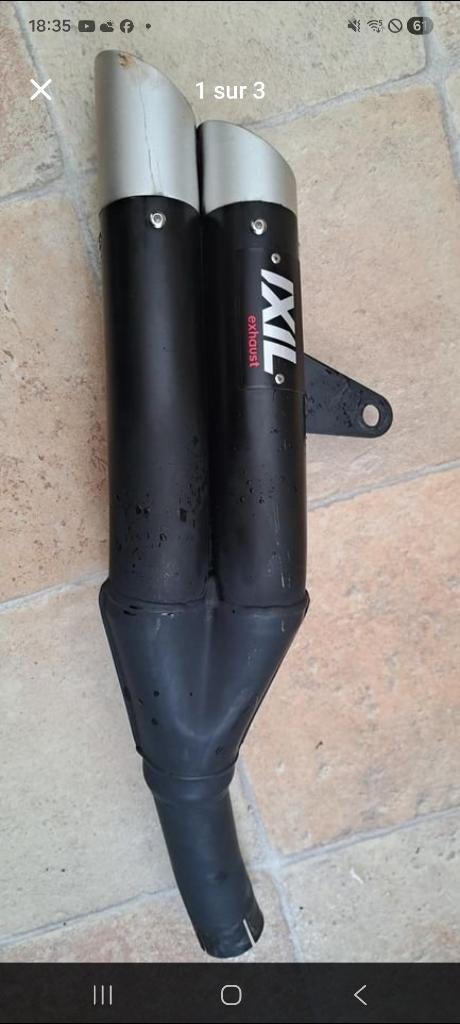 Echappement ixil, Enlèvement, Utilisé, Honda