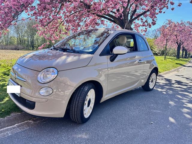 De Fiat 500 1.2 is een AIR CO/58000 km!!, Auto's, Fiat, Stof, Beige, Handgeschakeld, Particulier