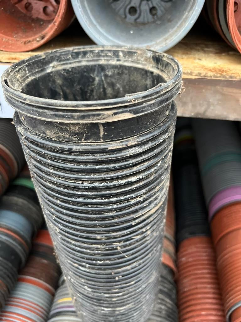 kweekpotten bloempotten 12 x 9 cm, Jardin & Terrasse, Enlèvement ou Envoi, Moins de 25 cm, Rond, Comme neuf