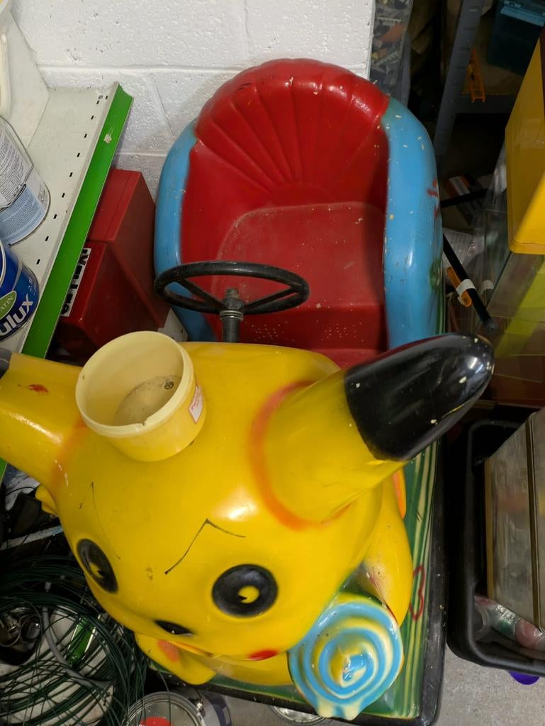 Kiddy ride pokemon a renover, Collections, Enlèvement, Utilisé