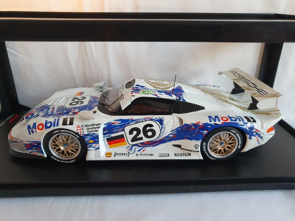 Dalmas, Karl, Goodyear Porsche 911 GT1 24H Le Mans 1996 1:18, Hobby & Loisirs créatifs, Voitures miniatures | 1:18, Enlèvement ou Envoi