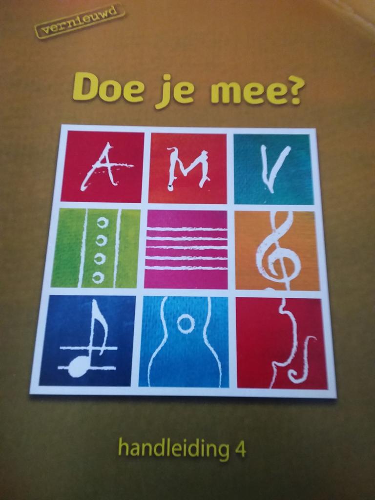 Doe je mee AMV? vernieuwd 4 - handleiding studieboek., Boeken, Ophalen of Verzenden
