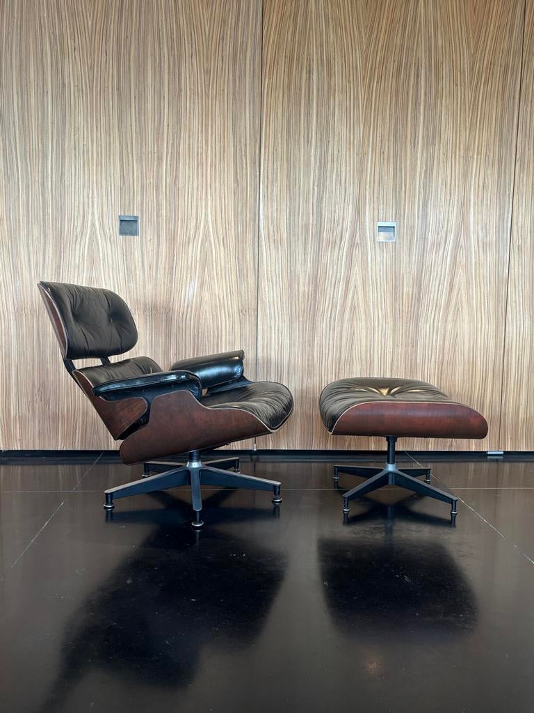 Eames Lounge chair in pallisander Herman Miller editie, Huis en Inrichting, Fauteuils, Ophalen, Gebruikt