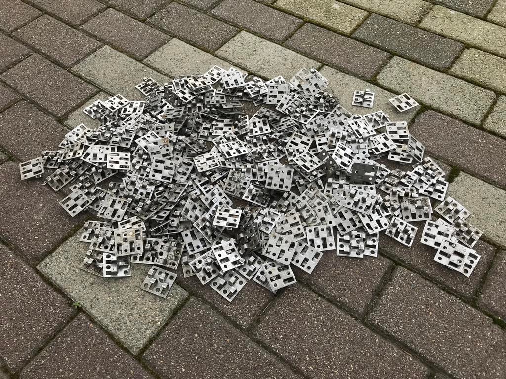 Teras clipsen vlonder clipsen inox, Ophalen, Gebruikt