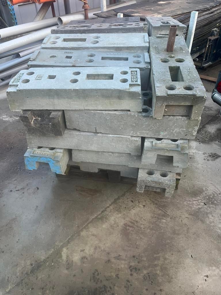 Heras blokken, Ophalen, Gebruikt