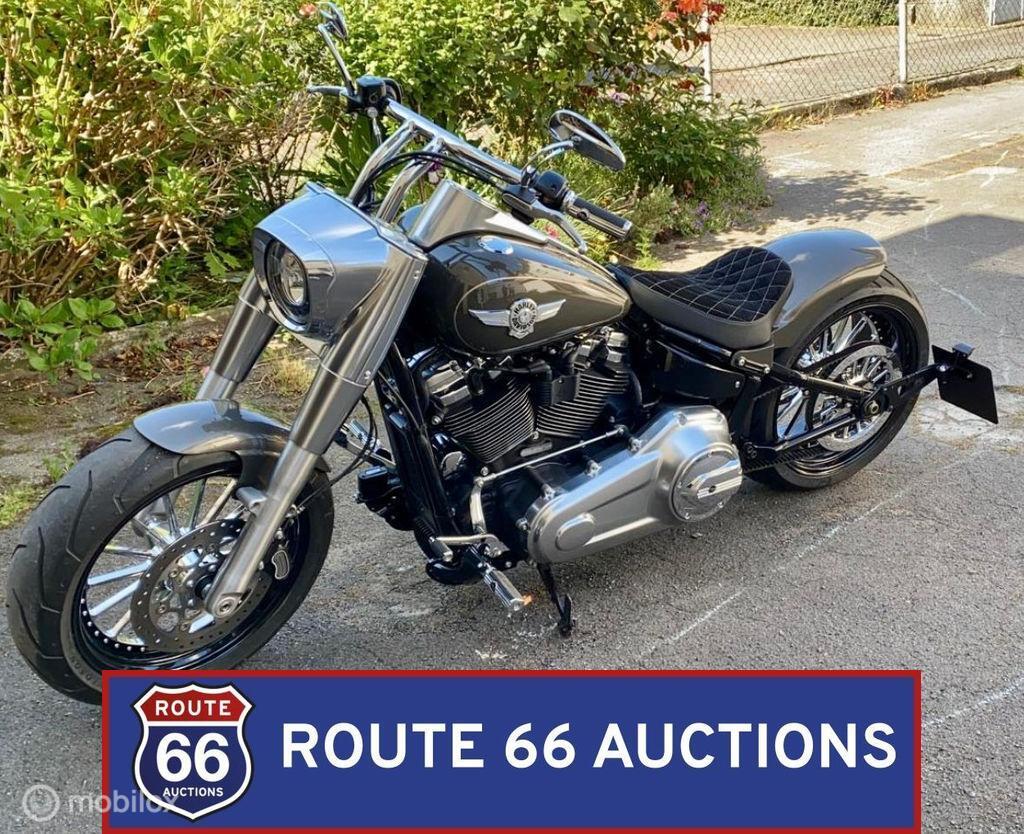 Harley-Davidson Fat Boy 114 | 2018 | Route 66 Auctions, Auto's, Overige Auto's, Gebruikt, Zwart, Bedrijf, Handgeschakeld