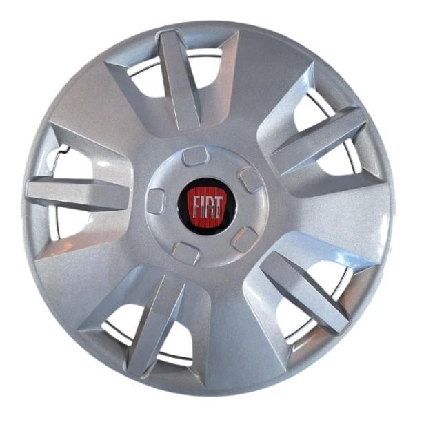 Fiat Ducato wieldoppen set Zwart Fiat Logo 15 Inch 4 stuks, Auto diversen, Wieldoppen, Ophalen of Verzenden, Nieuw