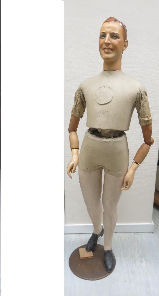 Oude paspop, Antiek en Kunst, Ophalen