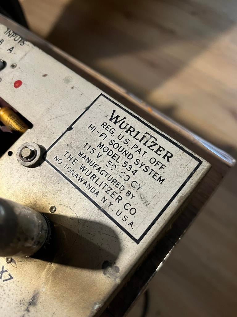 Wurlitzer 532 ( 2310 ) versterker, Verzamelen, Automaten | Jukeboxen, Ophalen, Wurlitzer