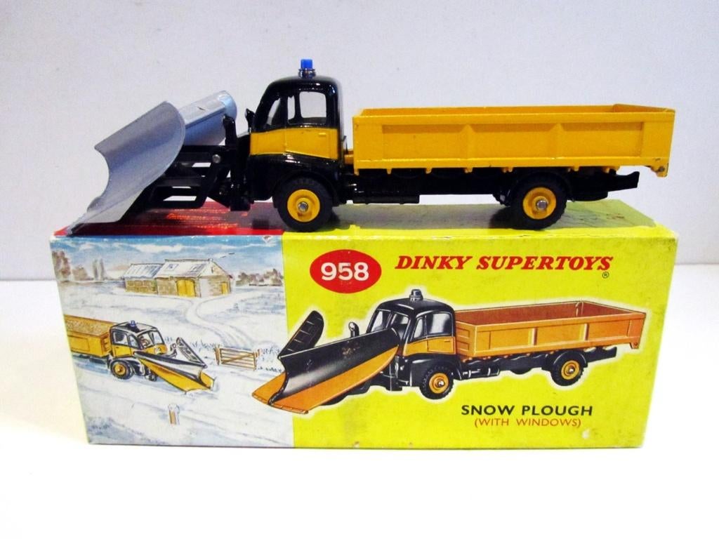 Rare Vintage Dinky Supertoys Guy Warrior Snow Plough N 958, Enlèvement ou Envoi, Comme neuf, Bus ou Camion, Dinky Toys
