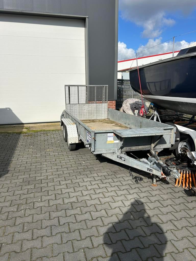 Ifor williams machine transporter, Ophalen of Verzenden, Zo goed als nieuw