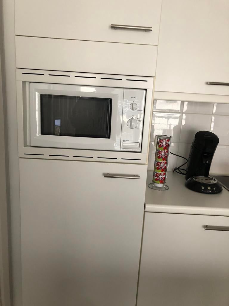 Microgolfoven Atag/Inbouw, Elektronische apparatuur, Ophalen, Zo goed als nieuw, Inbouw, Microgolfoven