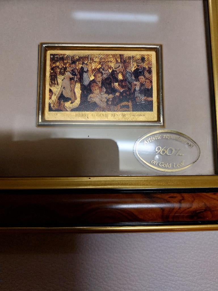 chromolithografie goud, Ophalen of Verzenden