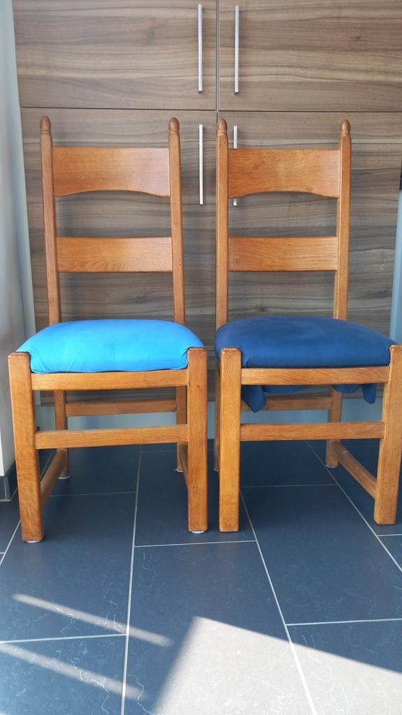 Gratis 8 eiken stoelen, Ophalen