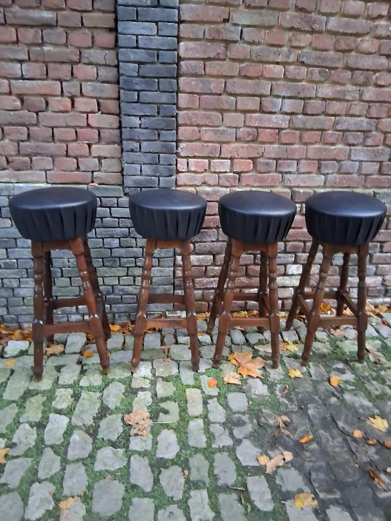 Barkrukken, 4 stuks,, Huis en Inrichting, Barkrukken, Ophalen