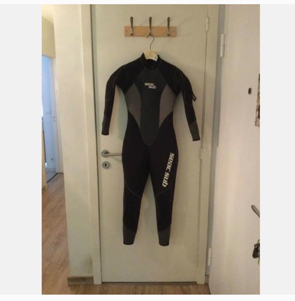 Seac Sub Semi Drysuit 7mm Lady/Girl size XS/S, Watersport en Boten, Duiken, Ophalen of Verzenden, Zo goed als nieuw, Duikpak