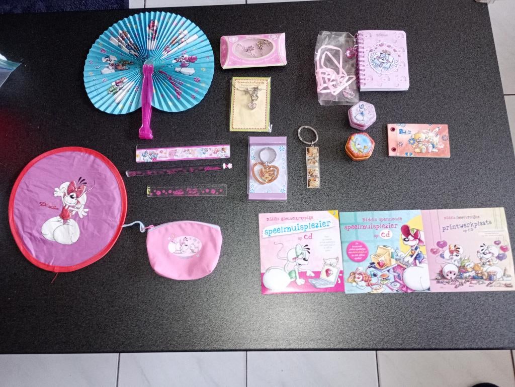 Speciale Diddl en Diddlina spulletjes, 1€/stuk 15€/lot, Verzamelen, Diddl, Gebruikt, Diddl, Ophalen of Verzenden