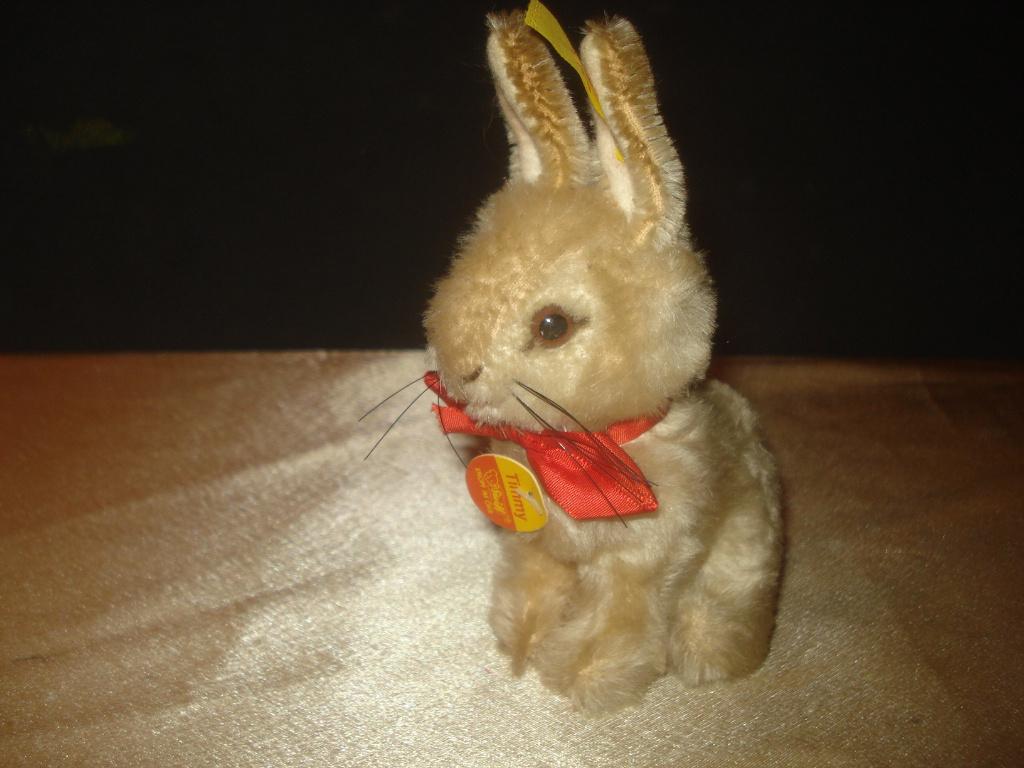 STEIFF Lapin Timmy 11 cm x 15 cm Vintage Très Bon Etat, Ophalen of Verzenden, Zo goed als nieuw, Overige typen, Steiff