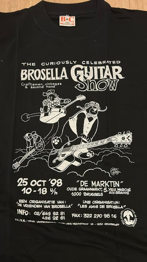 Dirk stallaert guitaar show 1998 T-shirt nieuw, Ophalen of Verzenden, Nieuw