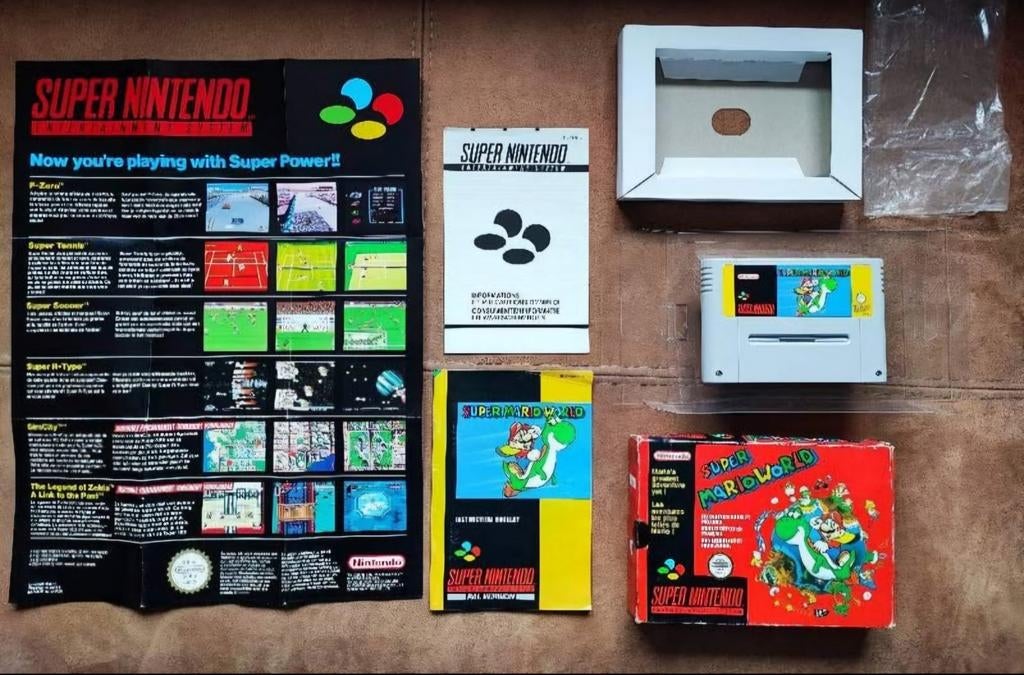 Super Mario World FAH - SNES - Volledig, Games en Spelcomputers, Games | Nintendo Super NES, Gebruikt, 2 spelers, Eén computer