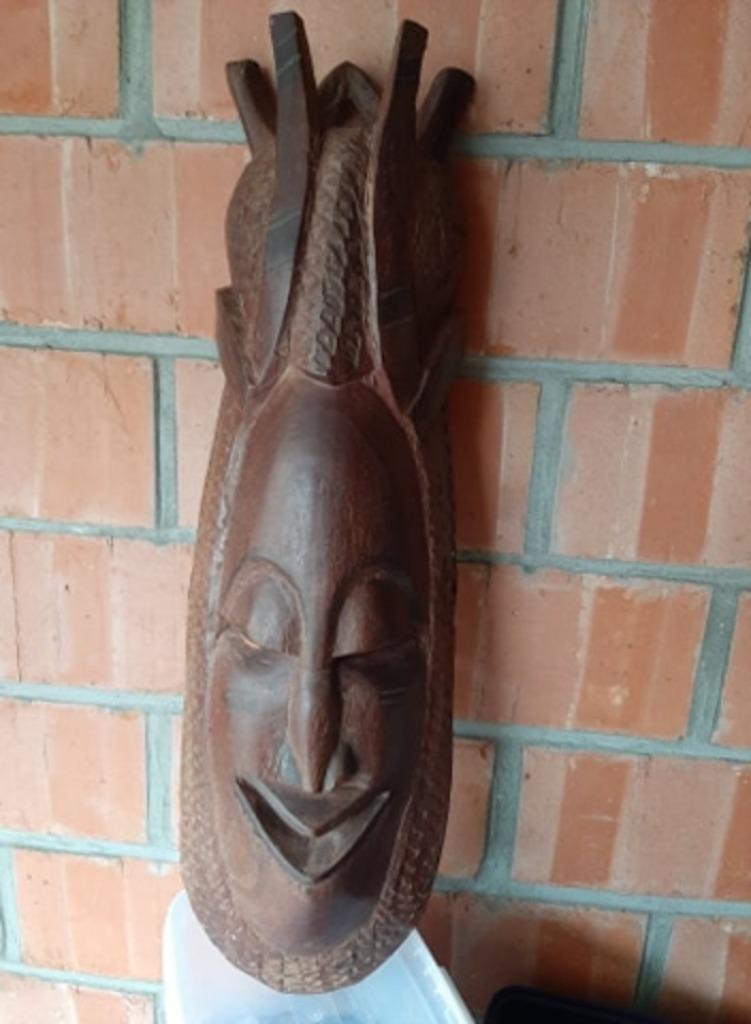 Masque africain en bois, Antiquités & Art, Enlèvement