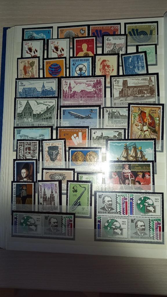 Timbres Belgique année 1973 lot 246, Timbres & Monnaies, Enlèvement ou Envoi, Non oblitéré