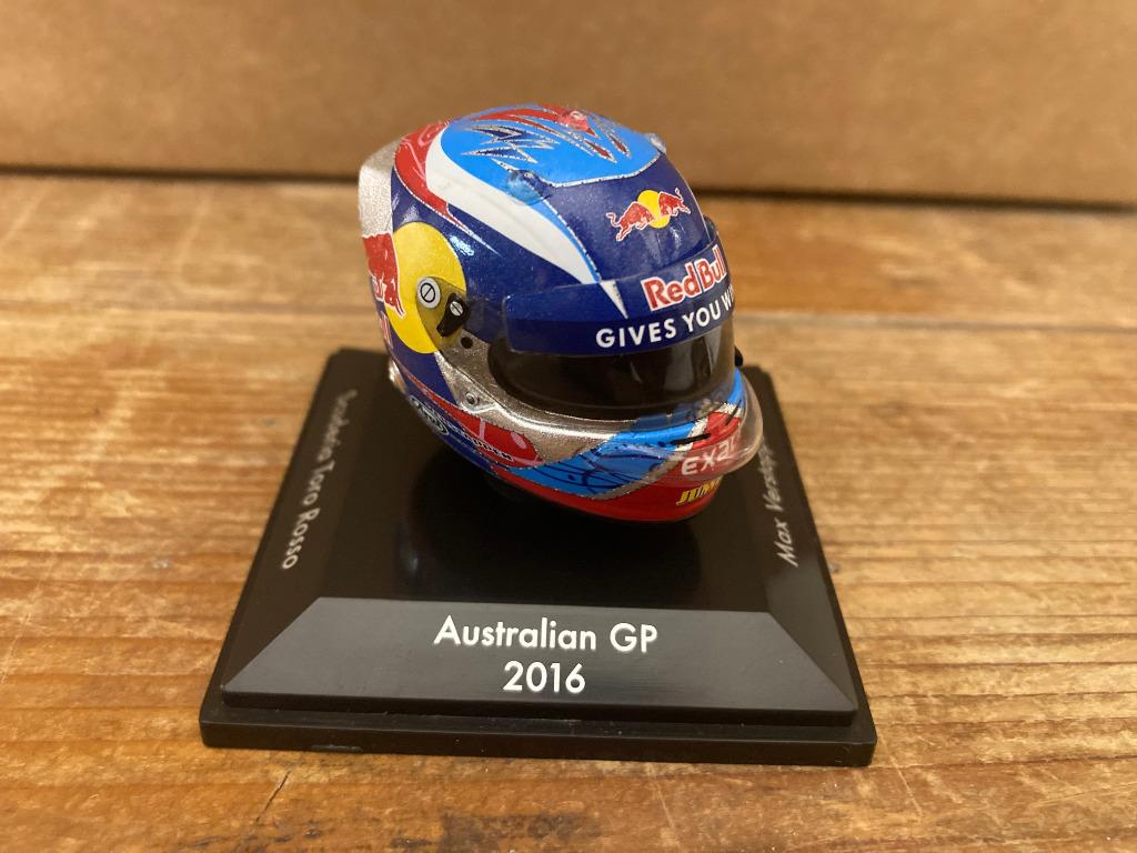 Max Verstappen 1:8 Helm Australian GP 2016 Red Bull RB12, Verzamelen, Automerken, Motoren en Formule 1, Nieuw, Formule 1, Ophalen of Verzenden