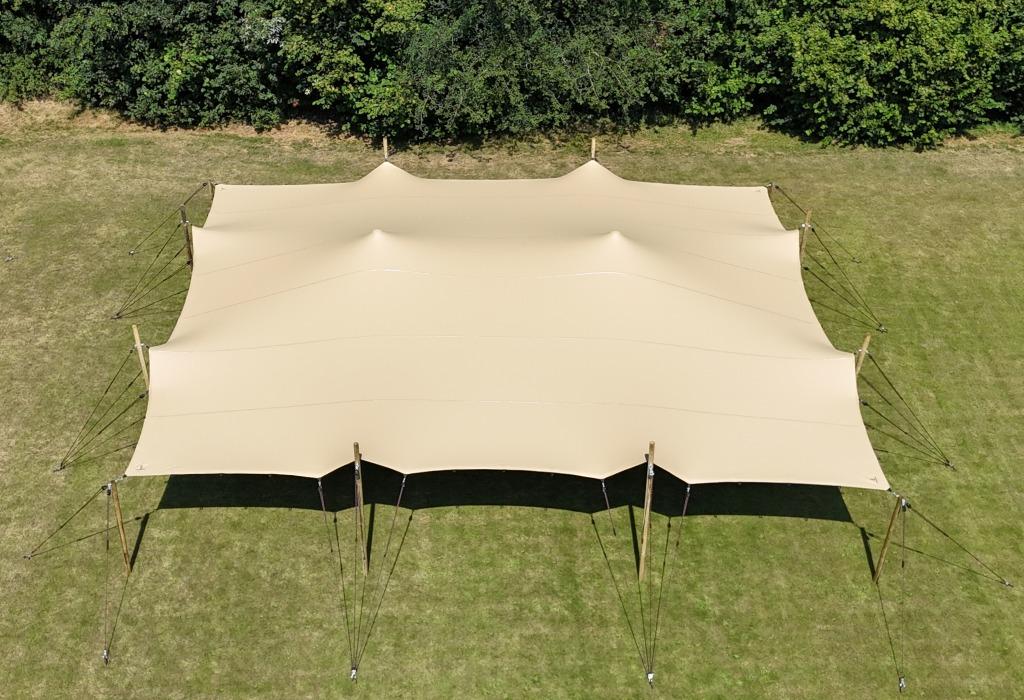 Te koop: Stretchtent 12,0 x10,0 (nieuw, 720gr/m2), Tuin en Terras, Partytenten, Nieuw, Overige typen, 2 meter of meer, 8 meter of meer