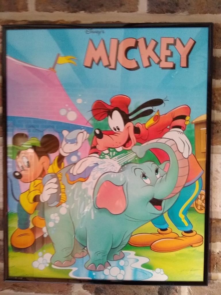 Mickey kader, Ophalen, Mickey Mouse, Zo goed als nieuw, Plaatje of Poster