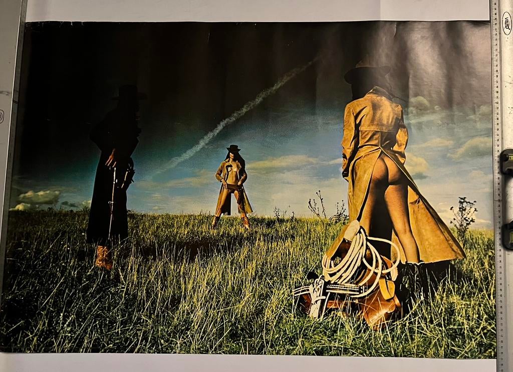 VINTAGE POSTER 1970 HIGH NOON-FRANCIS GIACOBETTI-LUI, Ophalen, Zo goed als nieuw