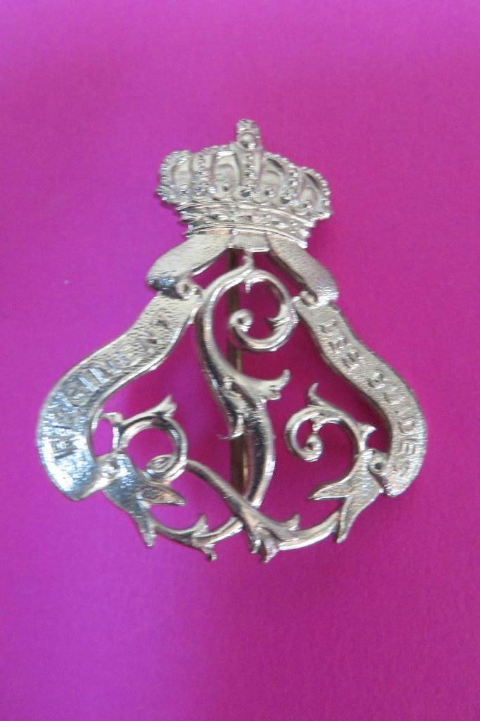 Baretbadge: 1e gidsen, Verzamelen, Militaria | Algemeen, Ophalen of Verzenden, Landmacht, Embleem of Badge