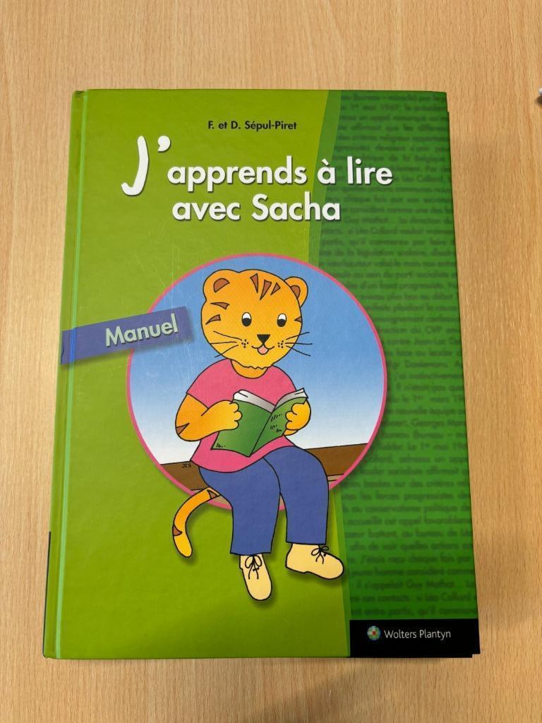 J'apprends à lire avec Sacha, manuel, Livres, Enlèvement ou Envoi, Comme neuf, Primaire, Français