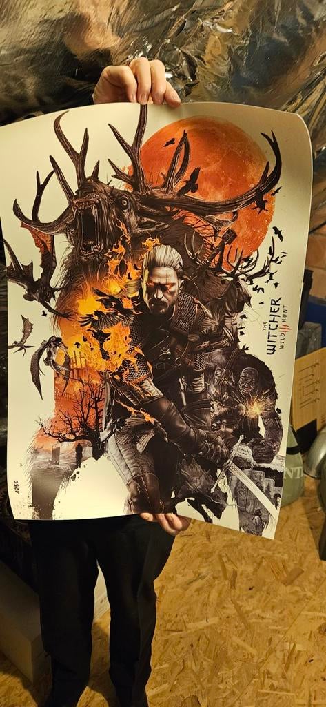 The Witcher 3 Wild Hunt - Limited Edition Poster, Ophalen of Verzenden, Nieuw