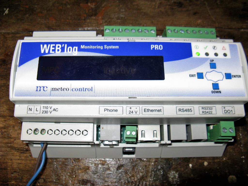 MeteoControl Web'log PRO - Datalogger solaire, Enlèvement ou Envoi, Comme neuf