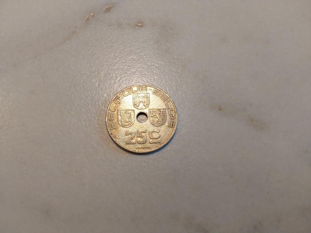 België - 25 cent - 1939, Ophalen