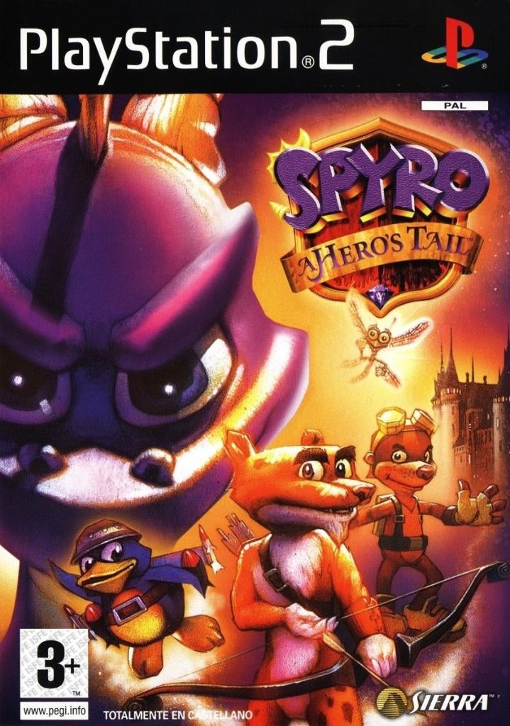 Spyro A Hero's Tail (zonder boekje), Games en Spelcomputers, Games | Sony PlayStation 2, Gebruikt, 1 speler, Ophalen of Verzenden
